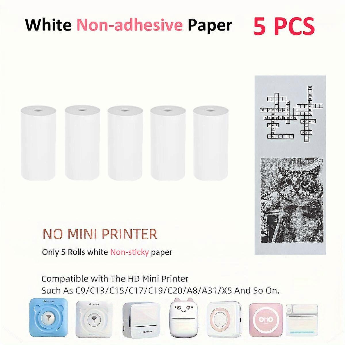 Mini Portable Printer,Thermal Label Maker Printer,For Wireless Bluetooth Photo Memo Stickers Inkless Suitable For Home, Office