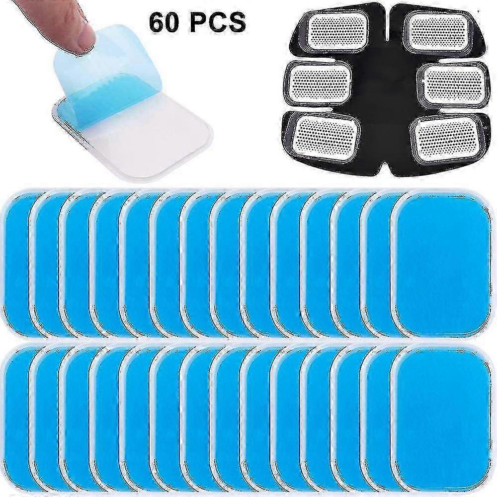 Gel pads for abs trainer - 60pcs replacement abdominal sheets