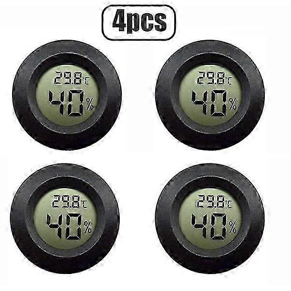 Mini LCD Display Digital Round Hygrometer Outdoor Freezer Indoor Temperature Tester p