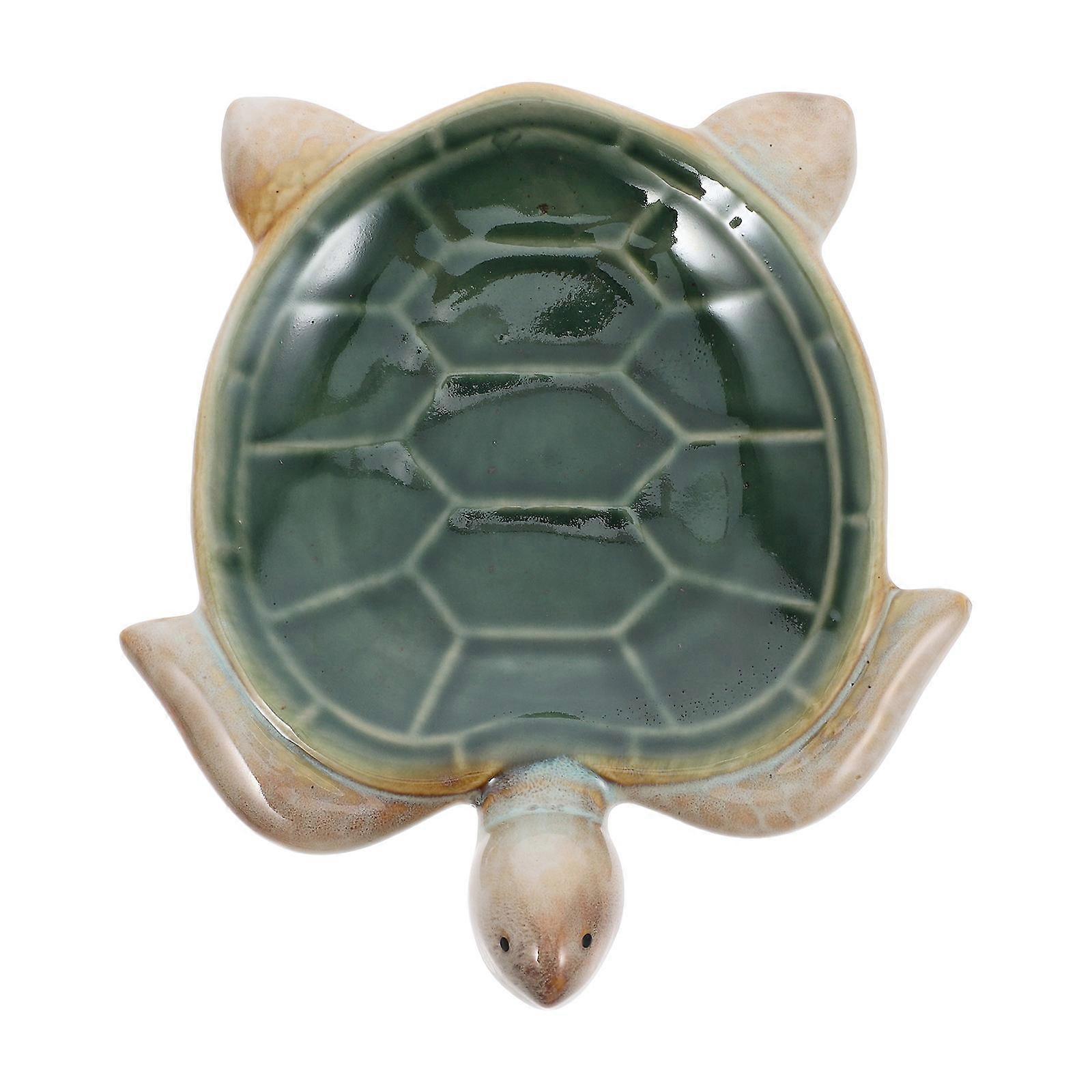 Turtles Bowl Turtle Candy Dish Home Use Multi Ceramic Storage 1Set
