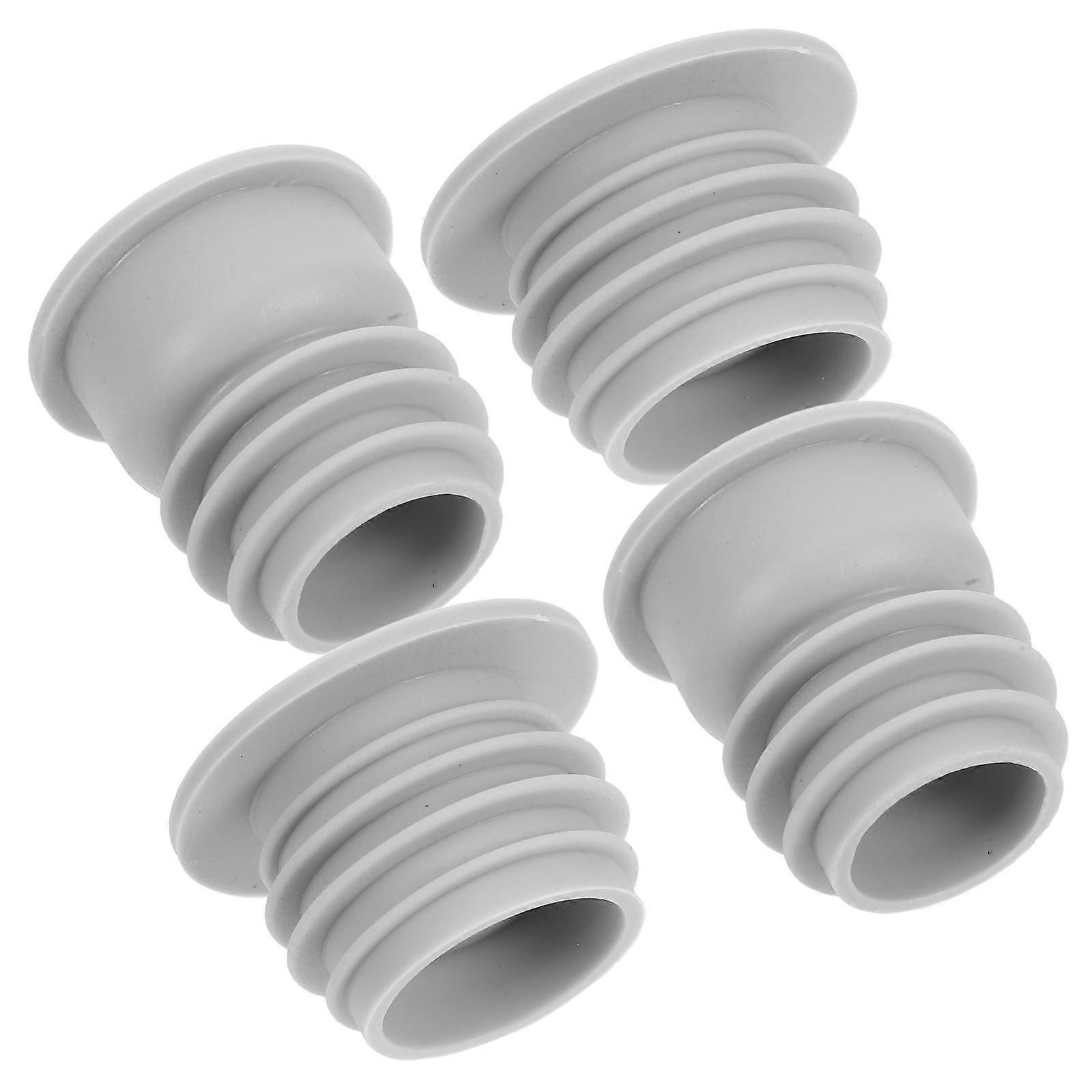 Backflow Preventer Leakproof Drain Plug Square Shape For Kitchen And Laundry Room 4Pcs