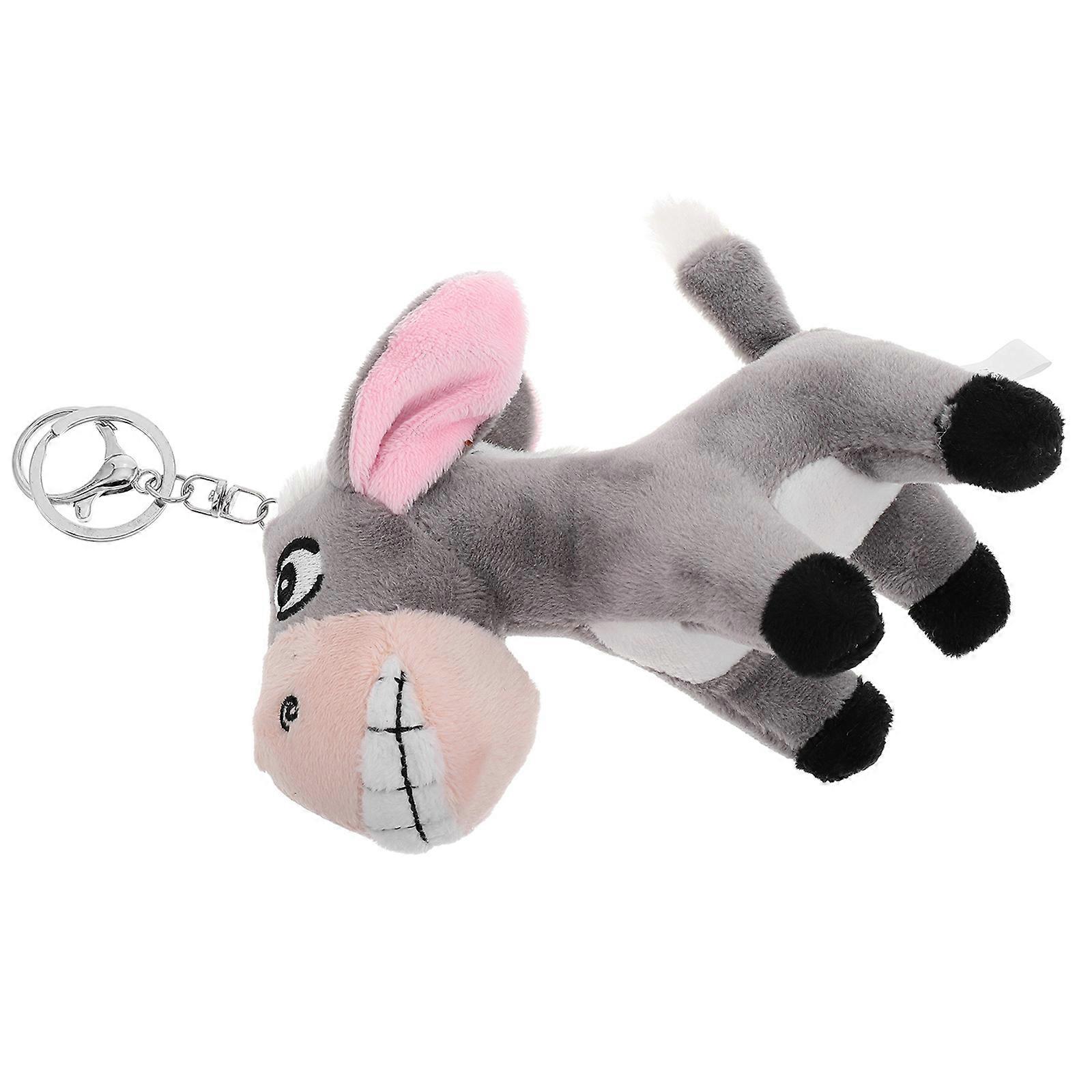 Donkey Plush Toy for Decor As Keychain with Adorable Design