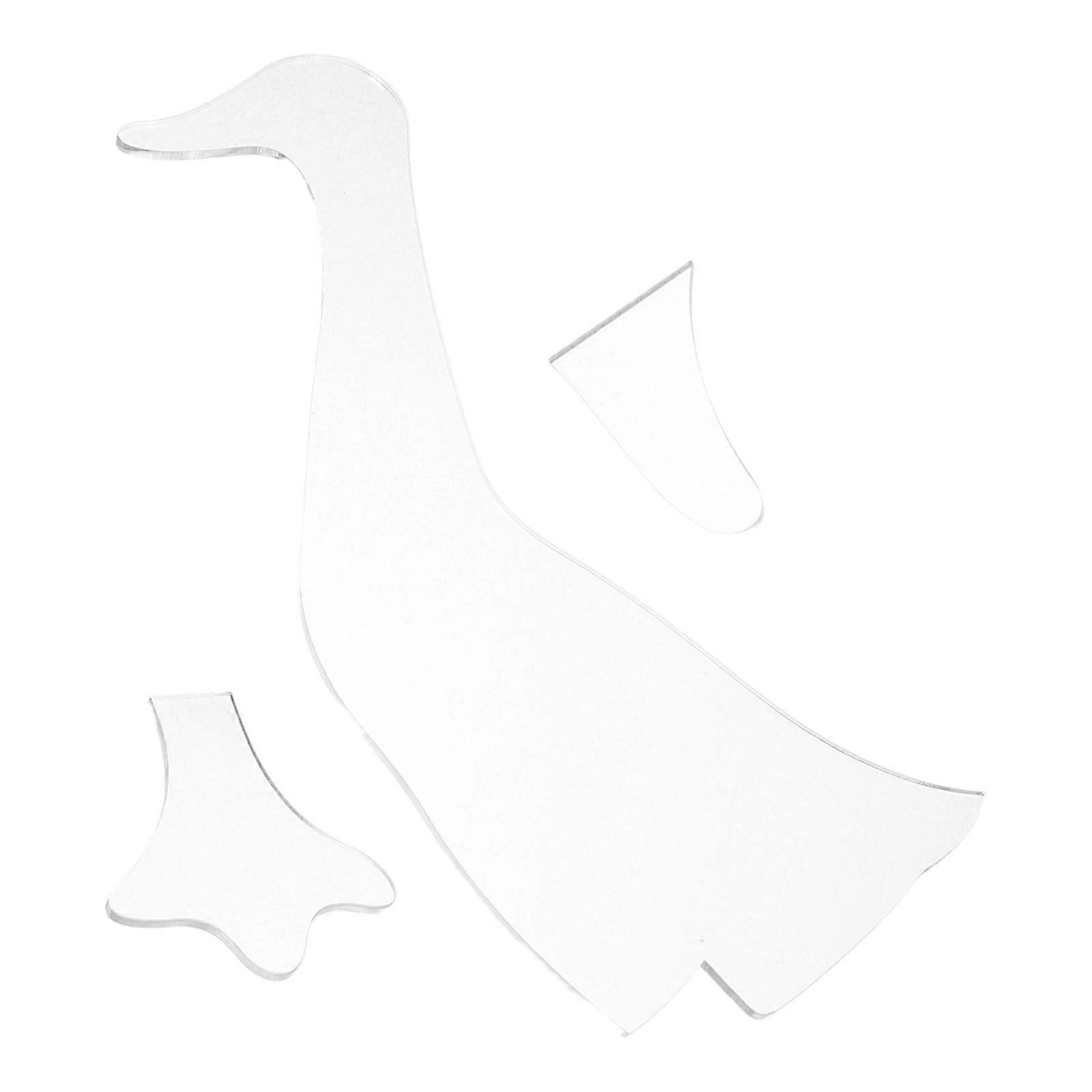 Quilt Templates Stuffed Duck Sewing Patterns for Quilting 3Pcs Kit