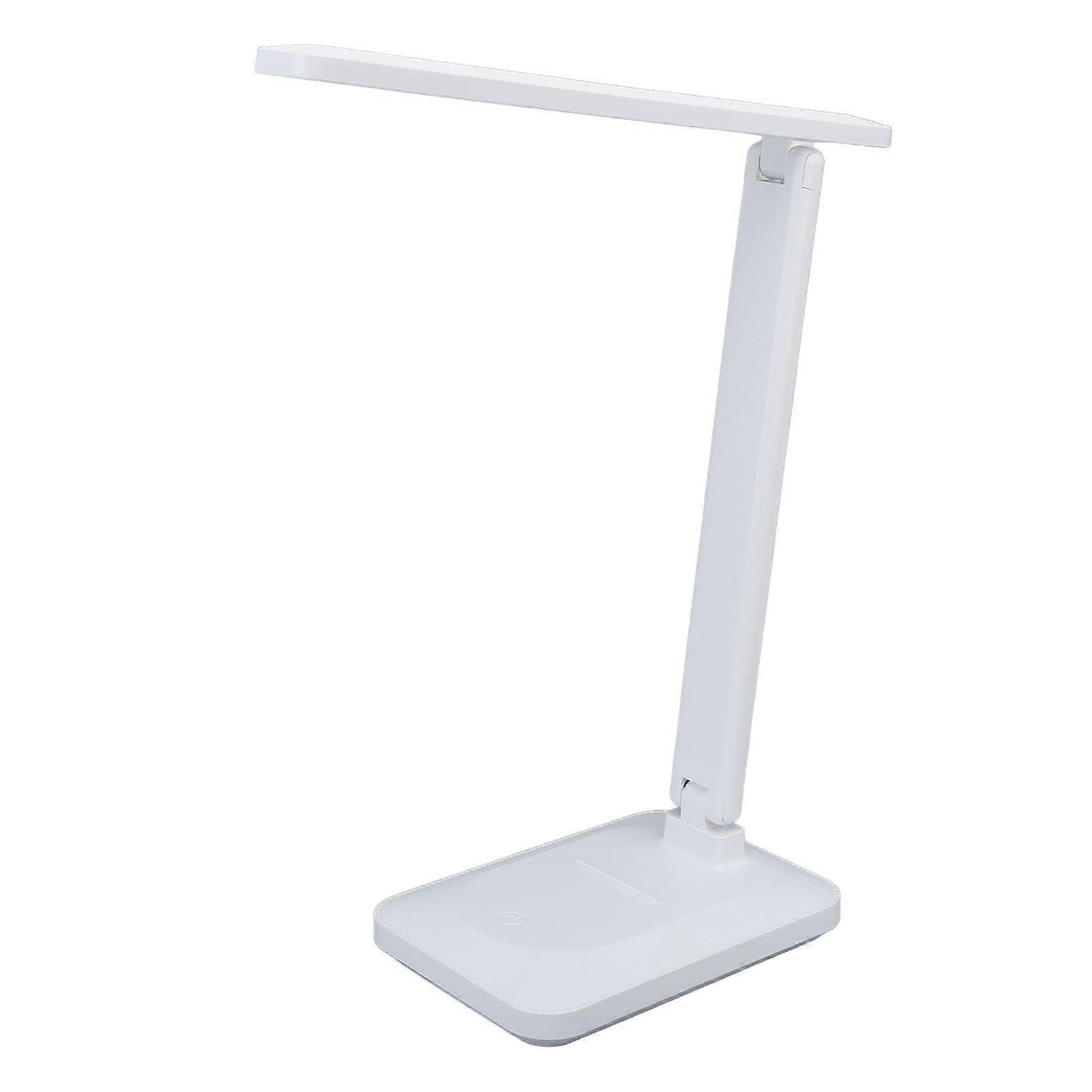 LED Desk Lamp Rechargeable with Stepless Touch Dimming 3 Modes 180° Adjustable for Reading Study