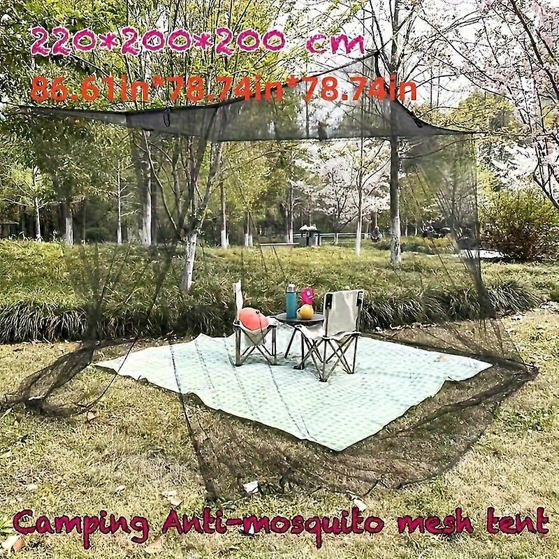 Extra Large Camping Mosquito Net, Durable Polyester Canopy Mesh for Bed & Outdoor Use,  Non-Waterproof, All-Season Protection