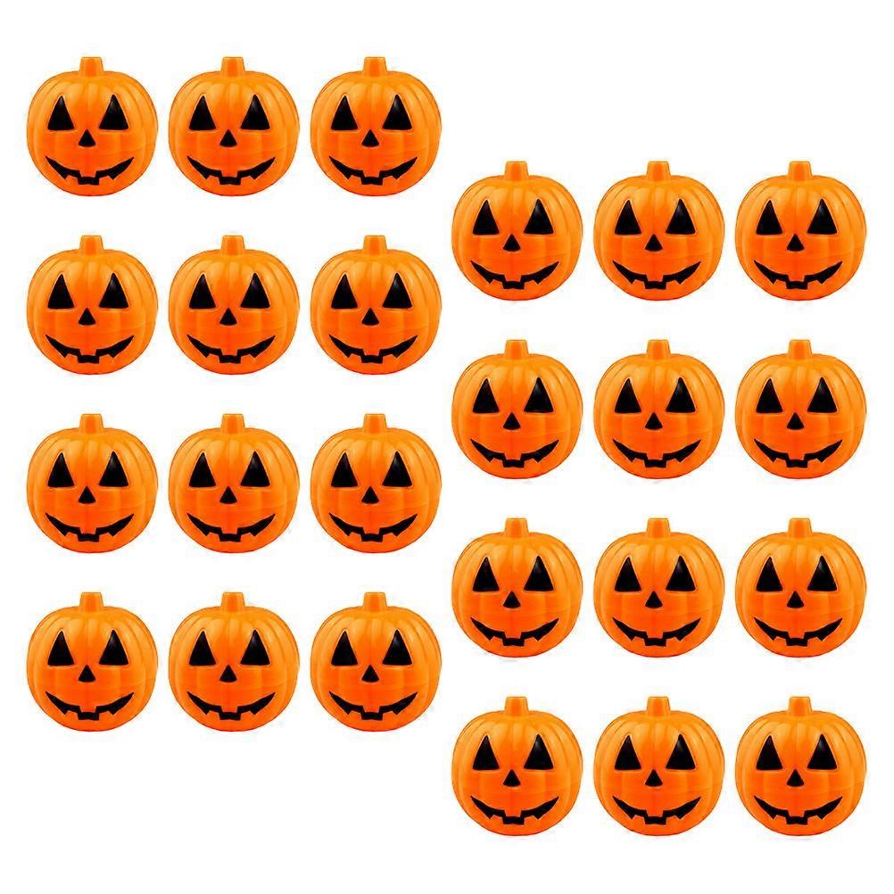 24pcs Halloween Pumpkin Shaped Openable Candy Boxes Sweets Container