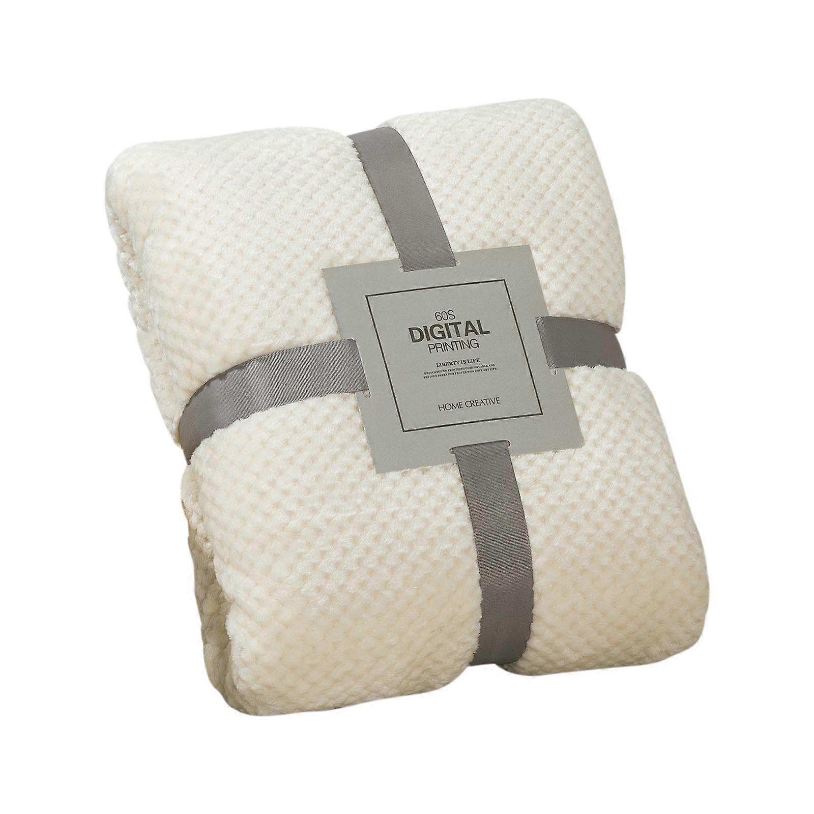 Avtoify Super Soft Warm Warm Micro Plush Fleece Blanket Throw Rug Sofa Bedding E