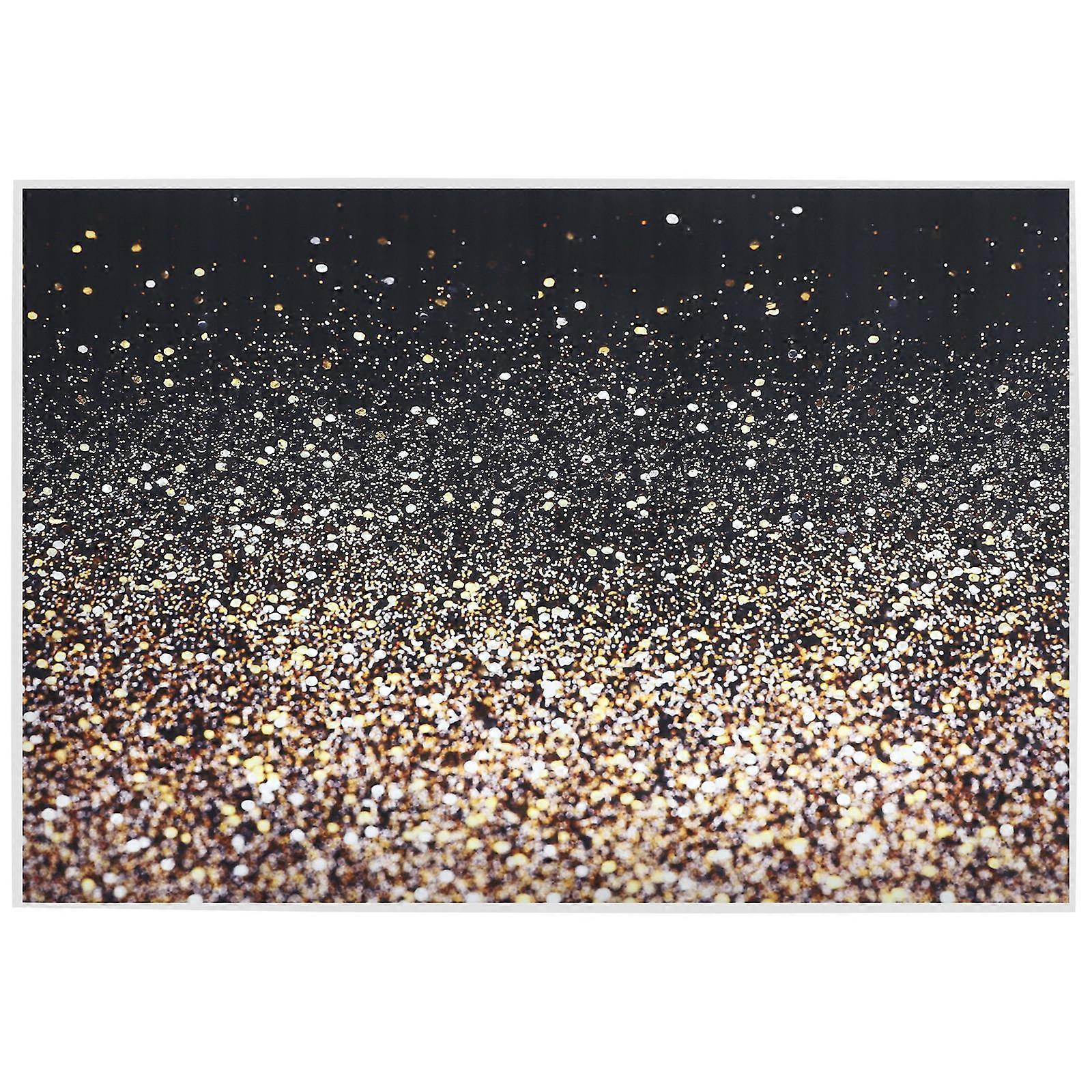 Rectangular Photography Backdrop For Home Decoration And Events In Golden Canvas Material 1Set