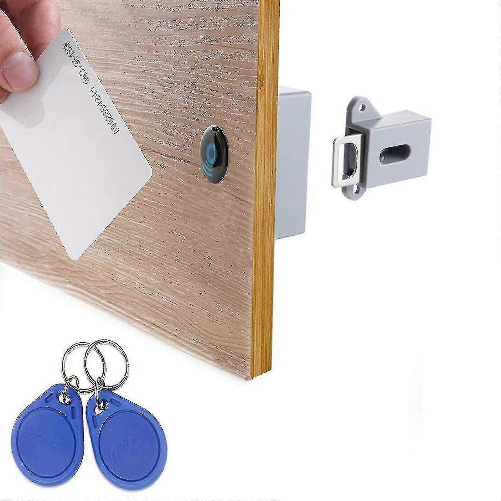 Electronic Hidden La-tch Lock for Cabinet with RFID Keyless Entry System