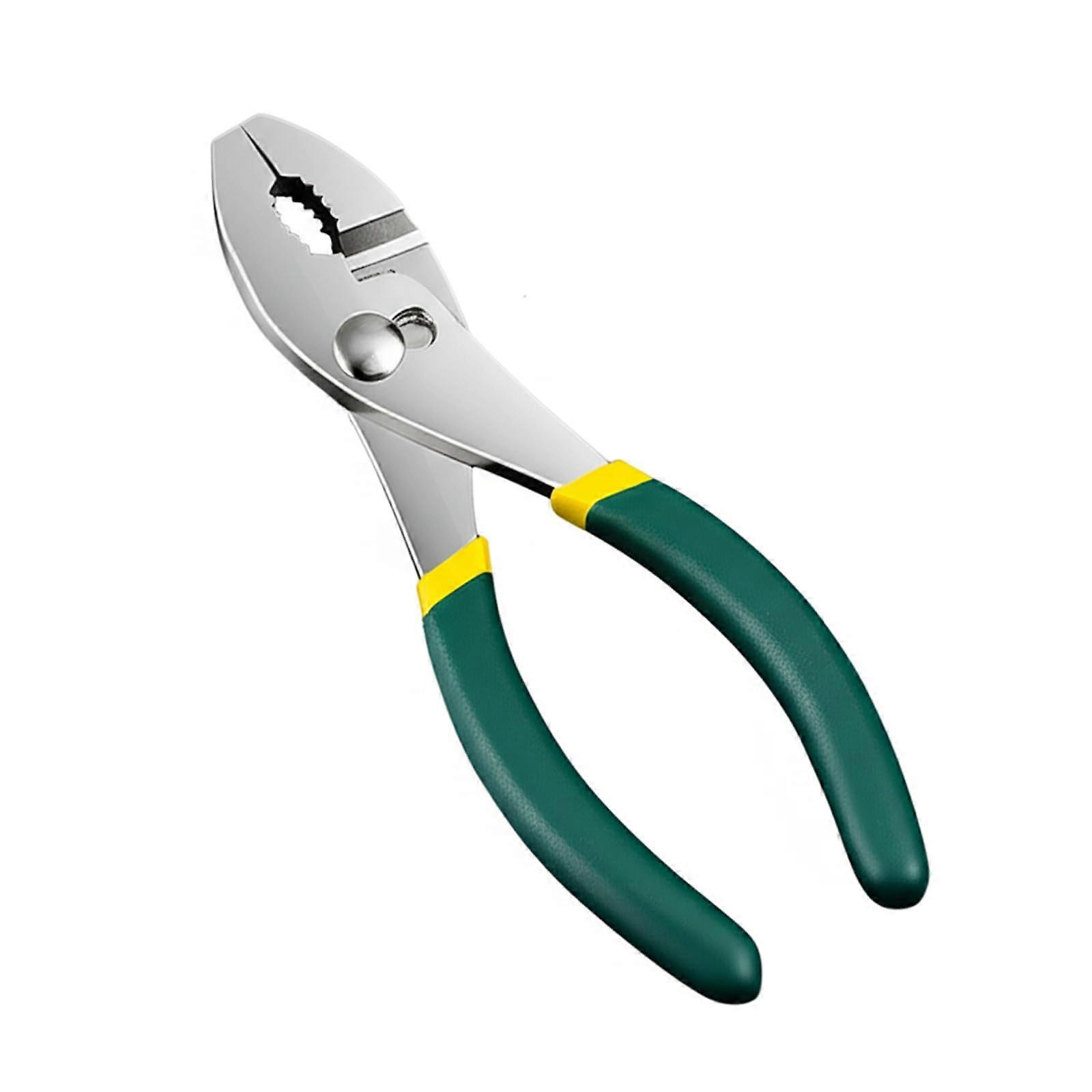 6 Inch Slip Joint Pliers RustProof Carbon Steel with AntiSlip Grip and 2Position Adjustable Jaw