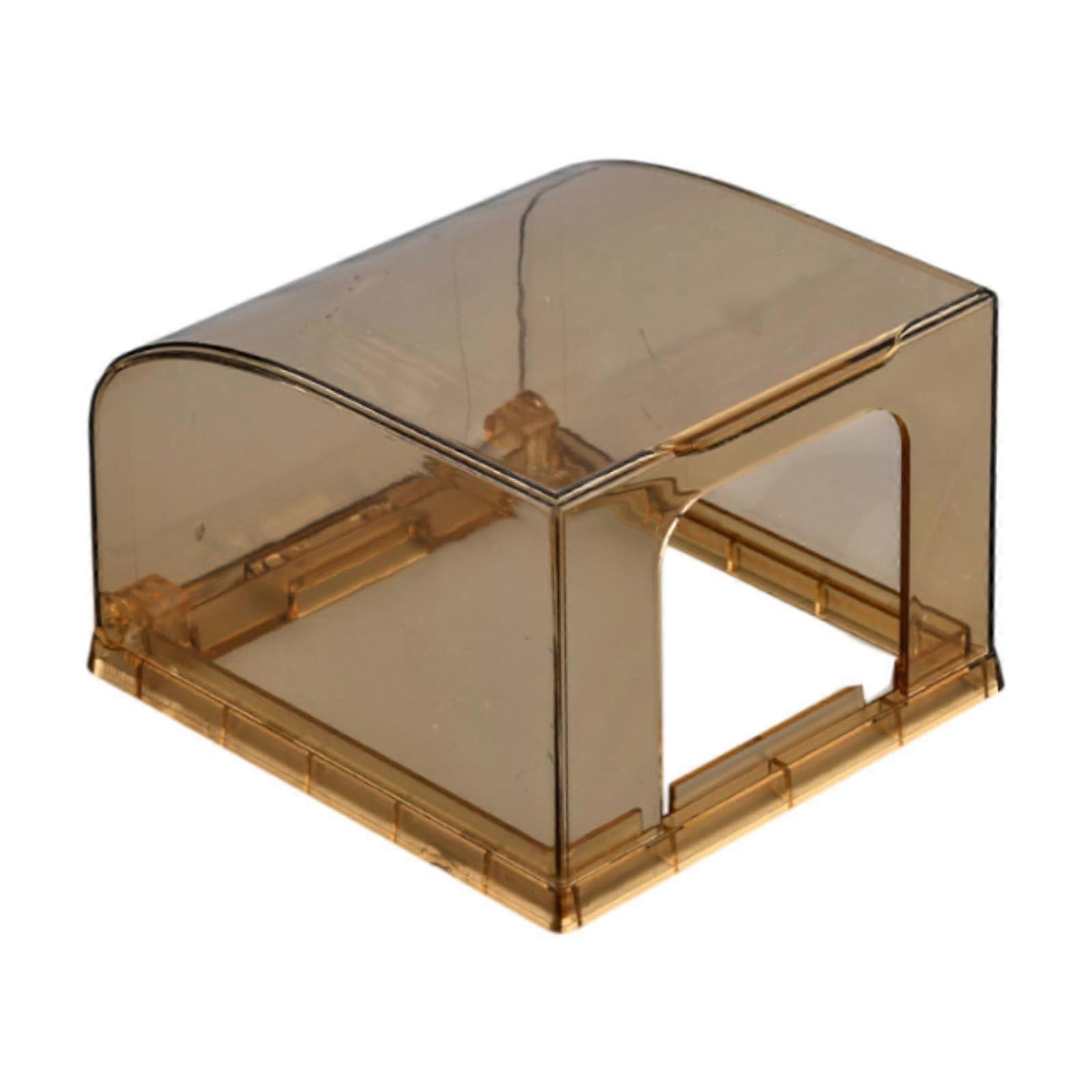 Weatherproof Outlet Cover Brown Flip Single Waterproof Electrical Socket Protector for Bathroom Porch