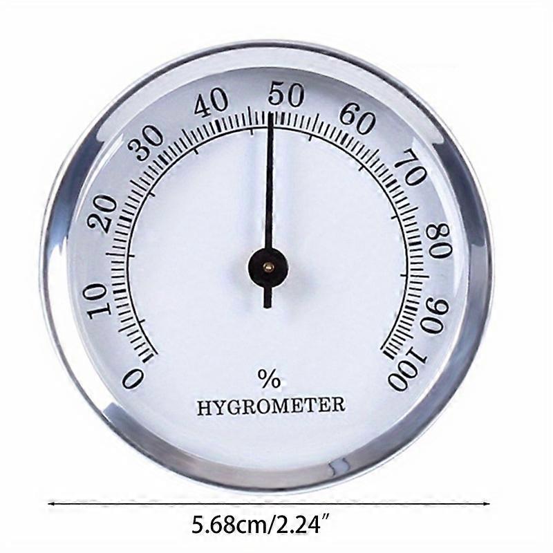 Hygrom��tre analogique rond pour humidificateur de cigares, cigares pr��cis et fiable pour ��tui, petit hygrom��tre rond pr��cis pour cigares 1/2