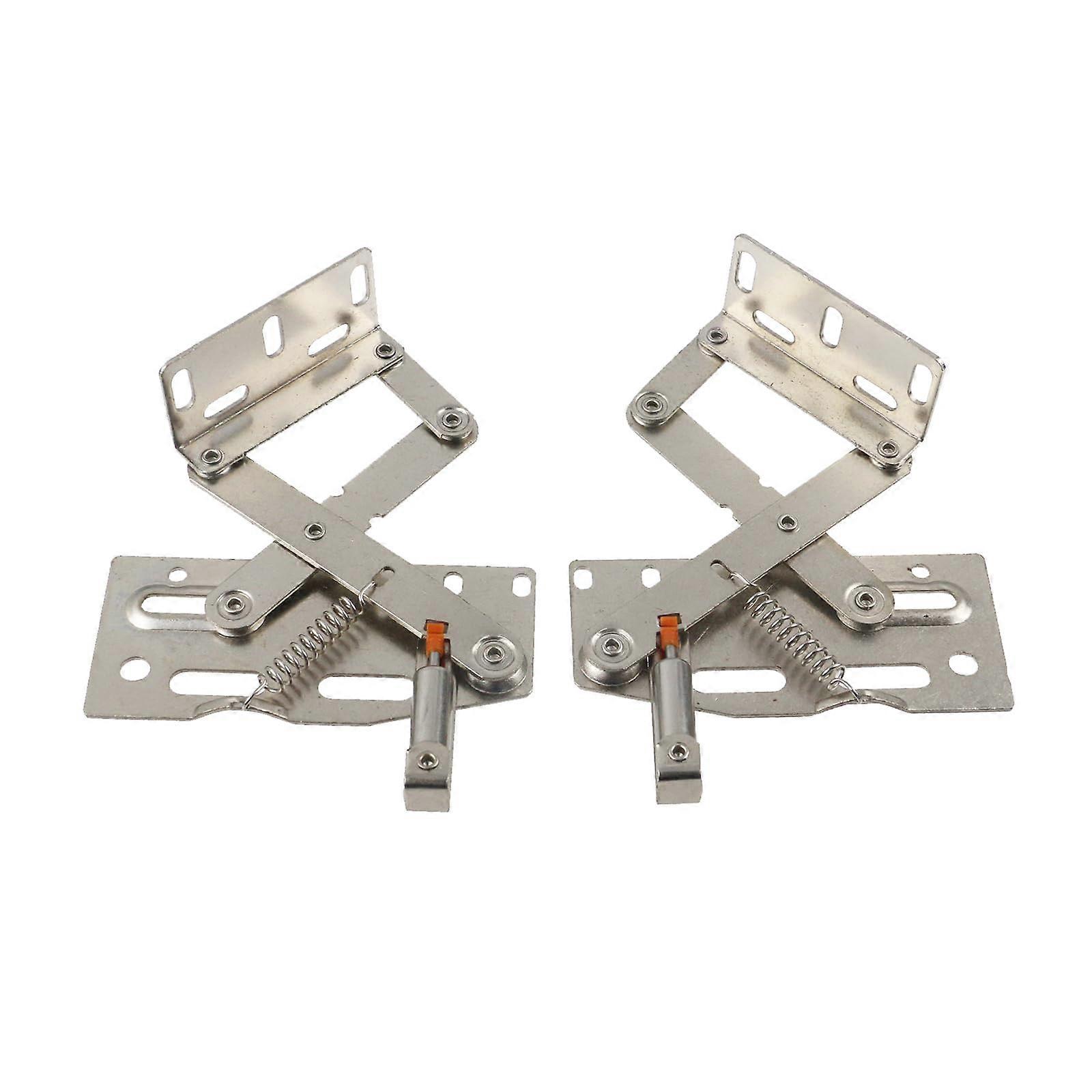 1 Pair 45° Soft Close Tip Out Tray Hinges for Kitchen Cabinets Sink Front Drawer RustResistant Steel
