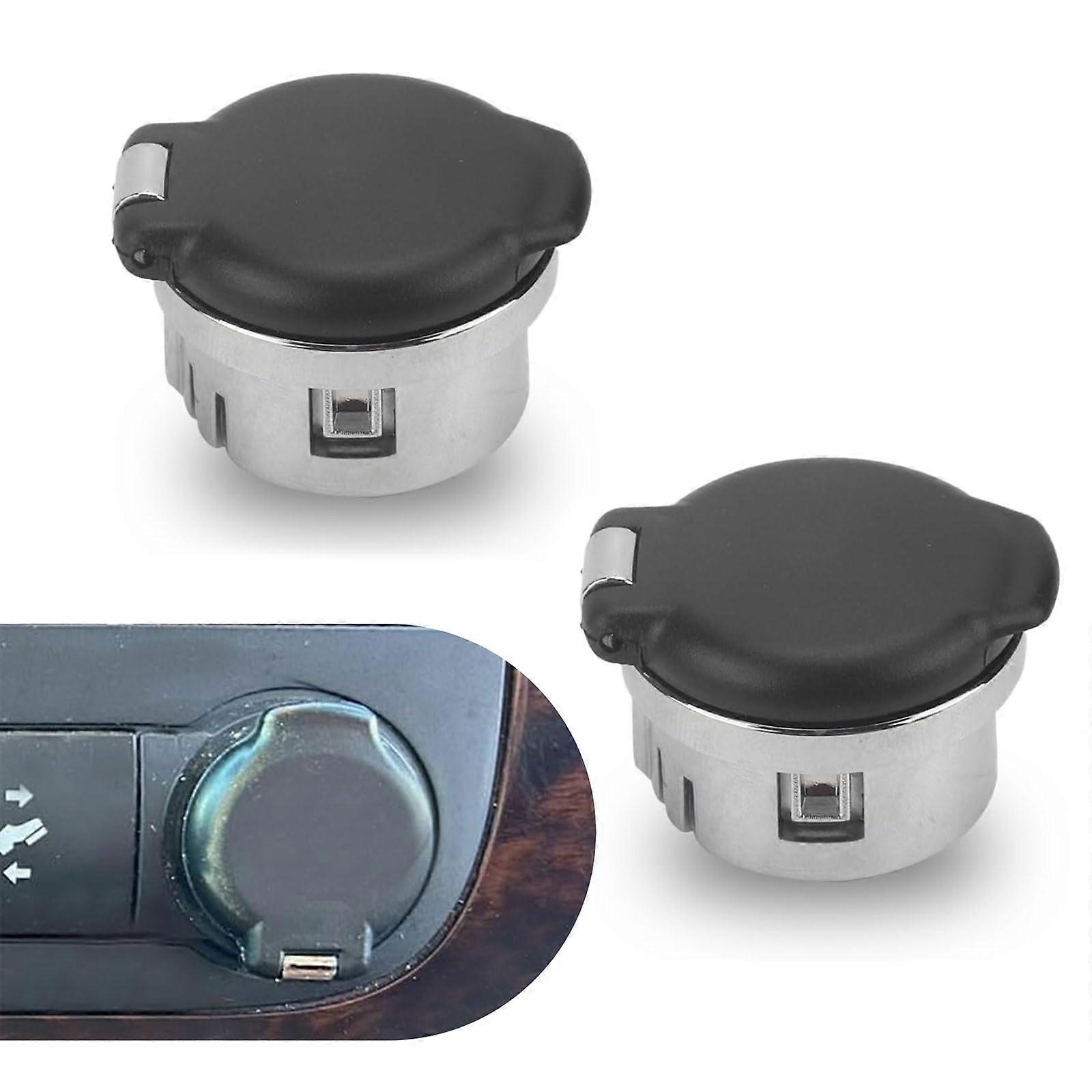 2PCS 12V Power Socket Cover Waterproof Dustproof Cigarette Lighter Cap 20983936 for Chevy GMC