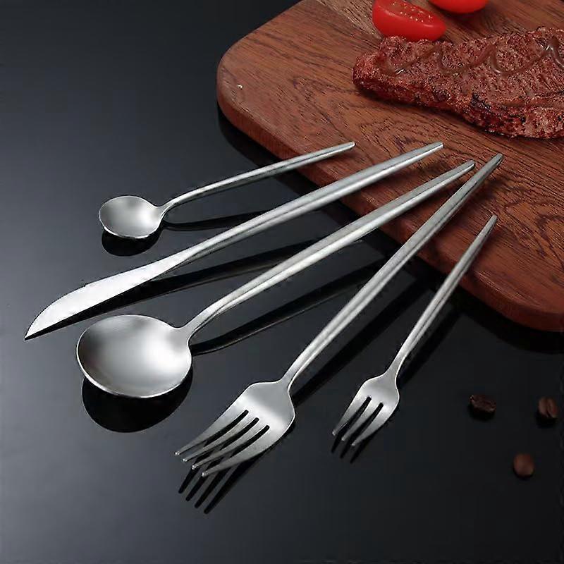 30Piece Stainless Steel Silverware Set for 6 with Serving Utensils, RustResistant, Mirror Polished, Dishwasher Safe