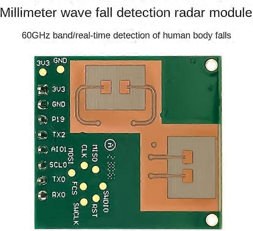 60GHz Millimeter Wave Radar Sensor FMCW Module for Fall Detection and Elderly Care