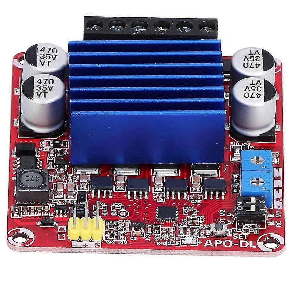 Motor Drive Board DuallChannel ESC Control Module Electronic Accessory DC 7724V Compatible Model ESC/Smart Car Fast