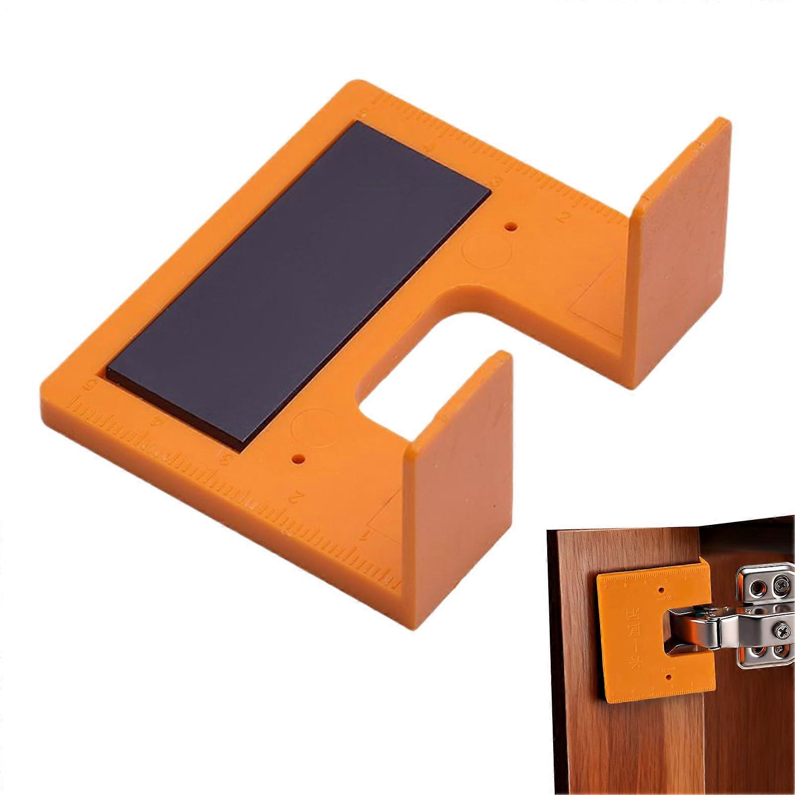 Cabinet Door Hinge Jig with Magnetic Locking Mechanism for Precise Alignment and Quick Installation Ref:2809