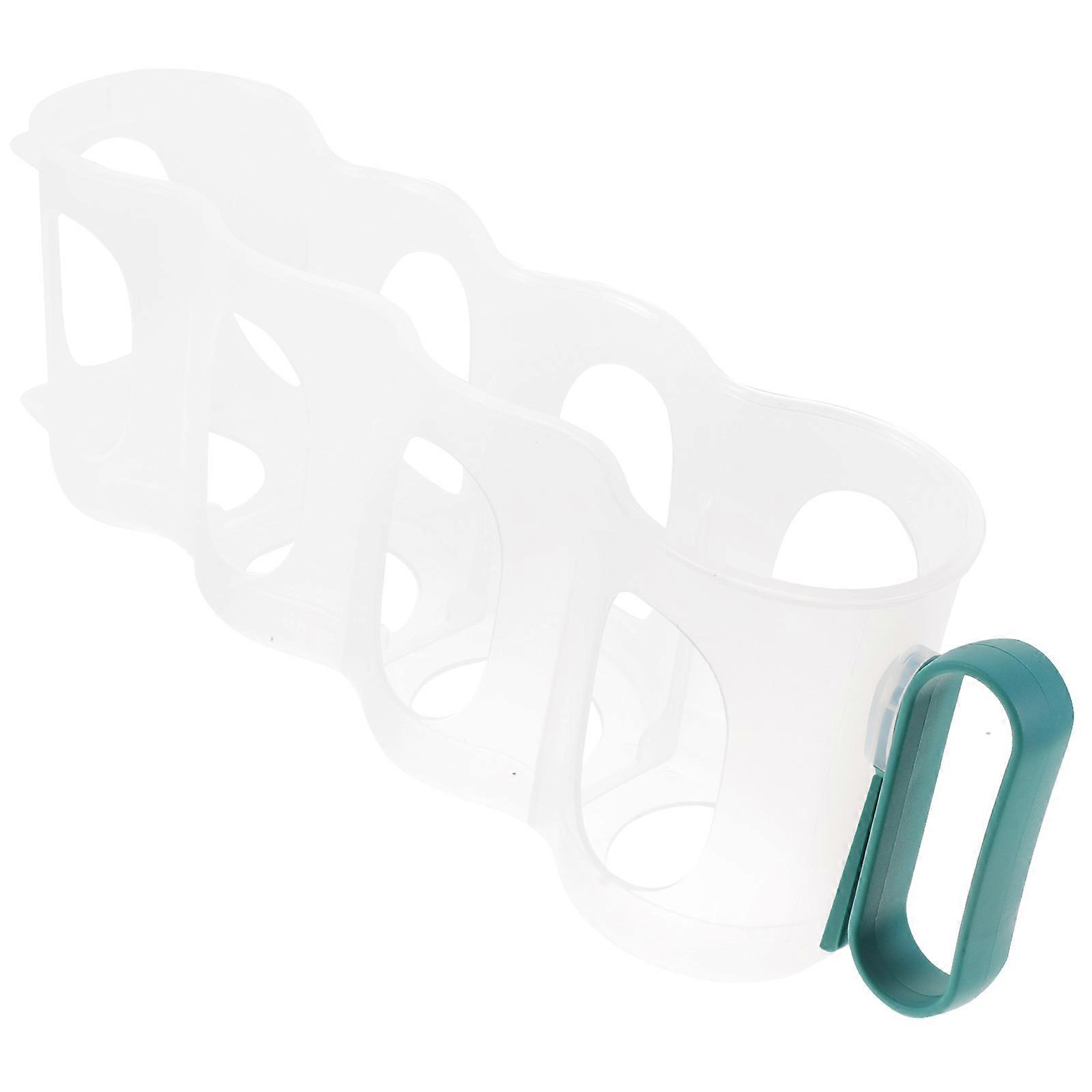 Soda Holder for Refrigerator with Can Storage Bin for Organized Drinks