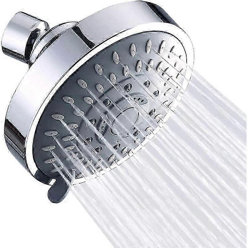High Pressure Shower Head Adjustable Bathroom Shower Head Round Shower Head Solid Multifunction Shower Head