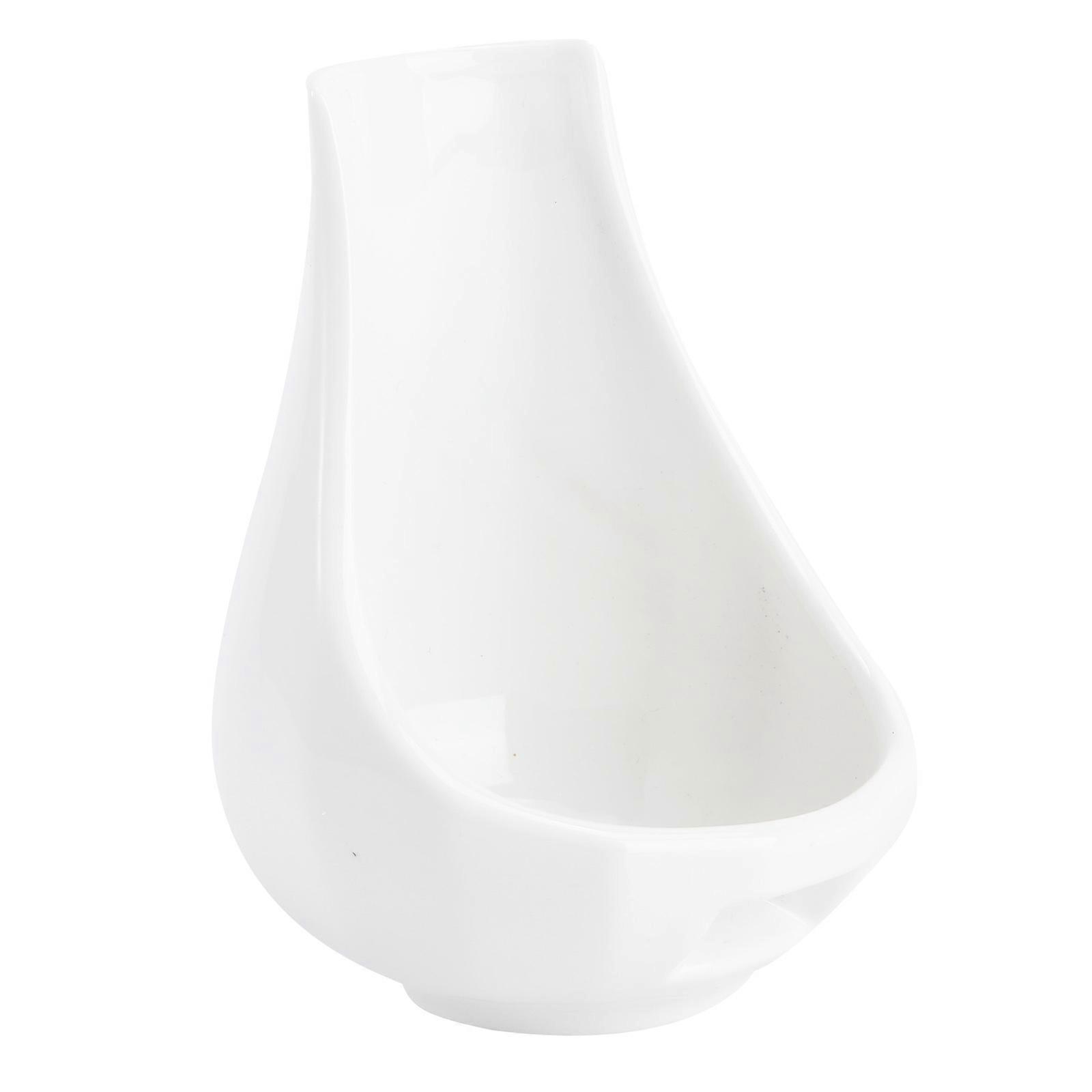 Spoon Holder Ceramic Spoon Stand for Holding Use 1Pcs White Elegant Tableware