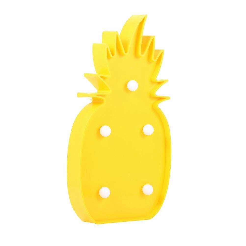 Pineapple LED Nightlight Battery Powered Decorative Table Lamp