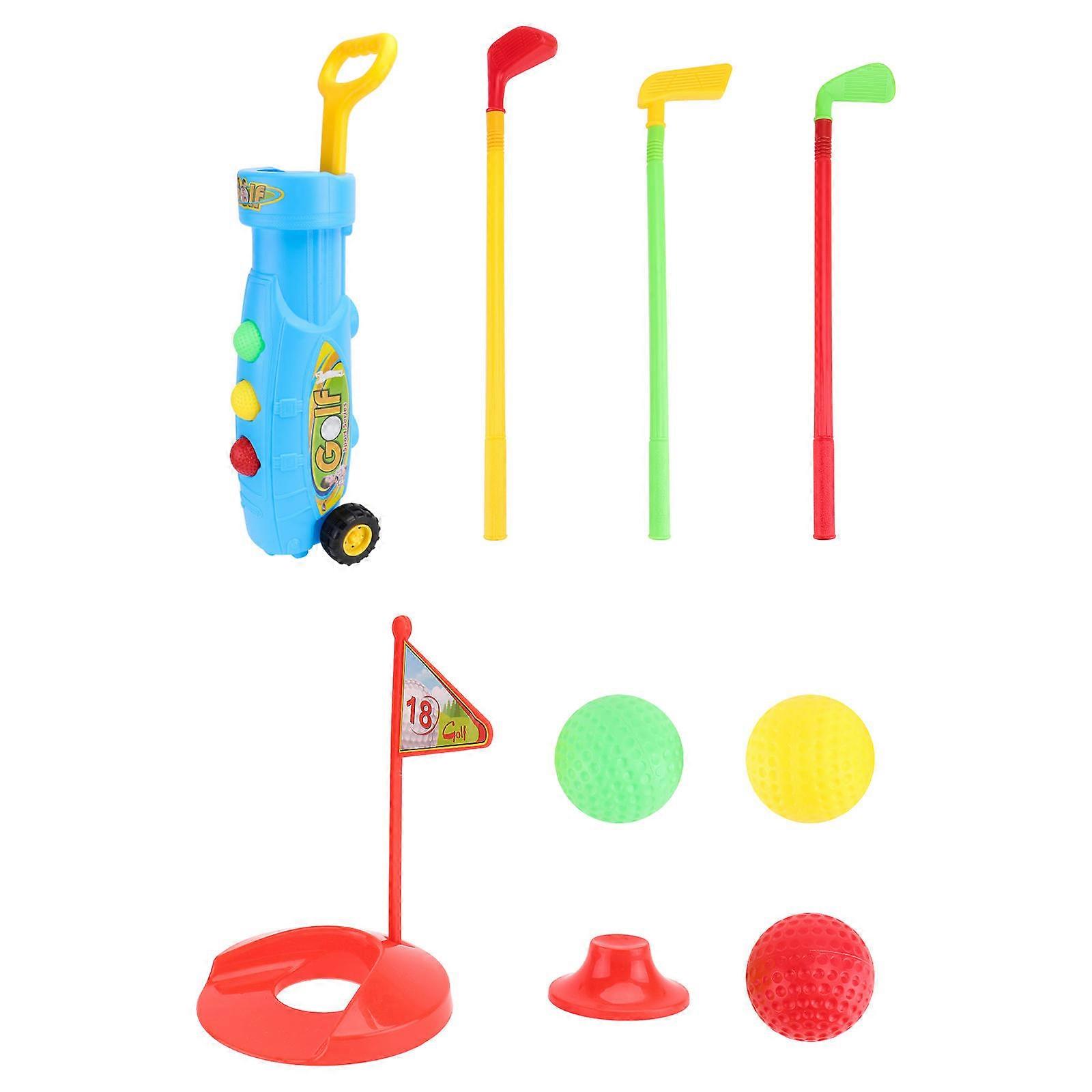 Golf Toy Interactive Game Toy for Children 1Set Plastic Educational Set