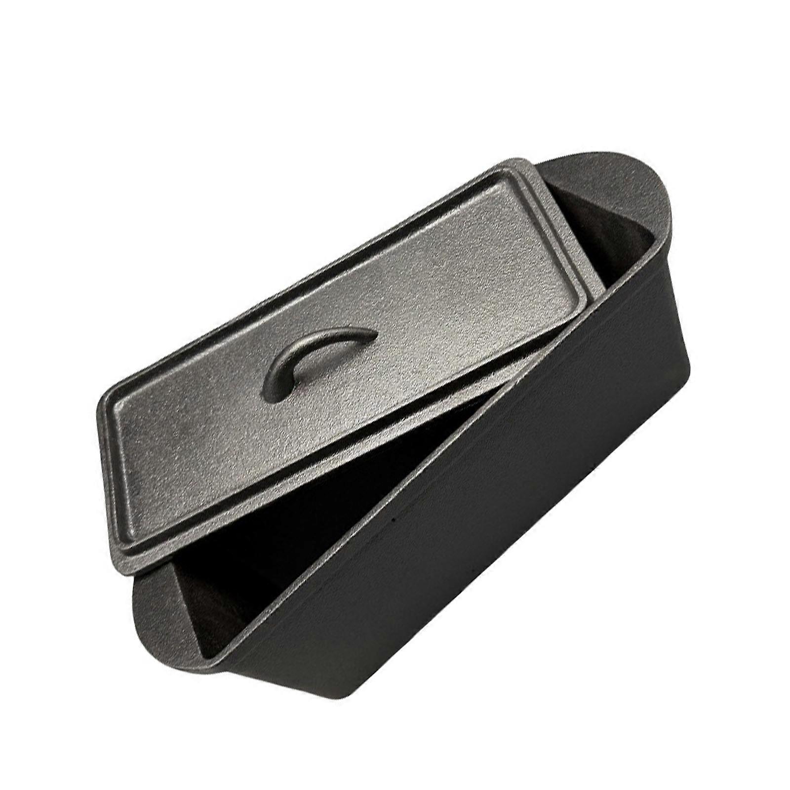 Large Wrought Iron Bread Cake Extent 35x14x12cm Including Pulls for Consistent Baking Conclusions in Oven Multicolor