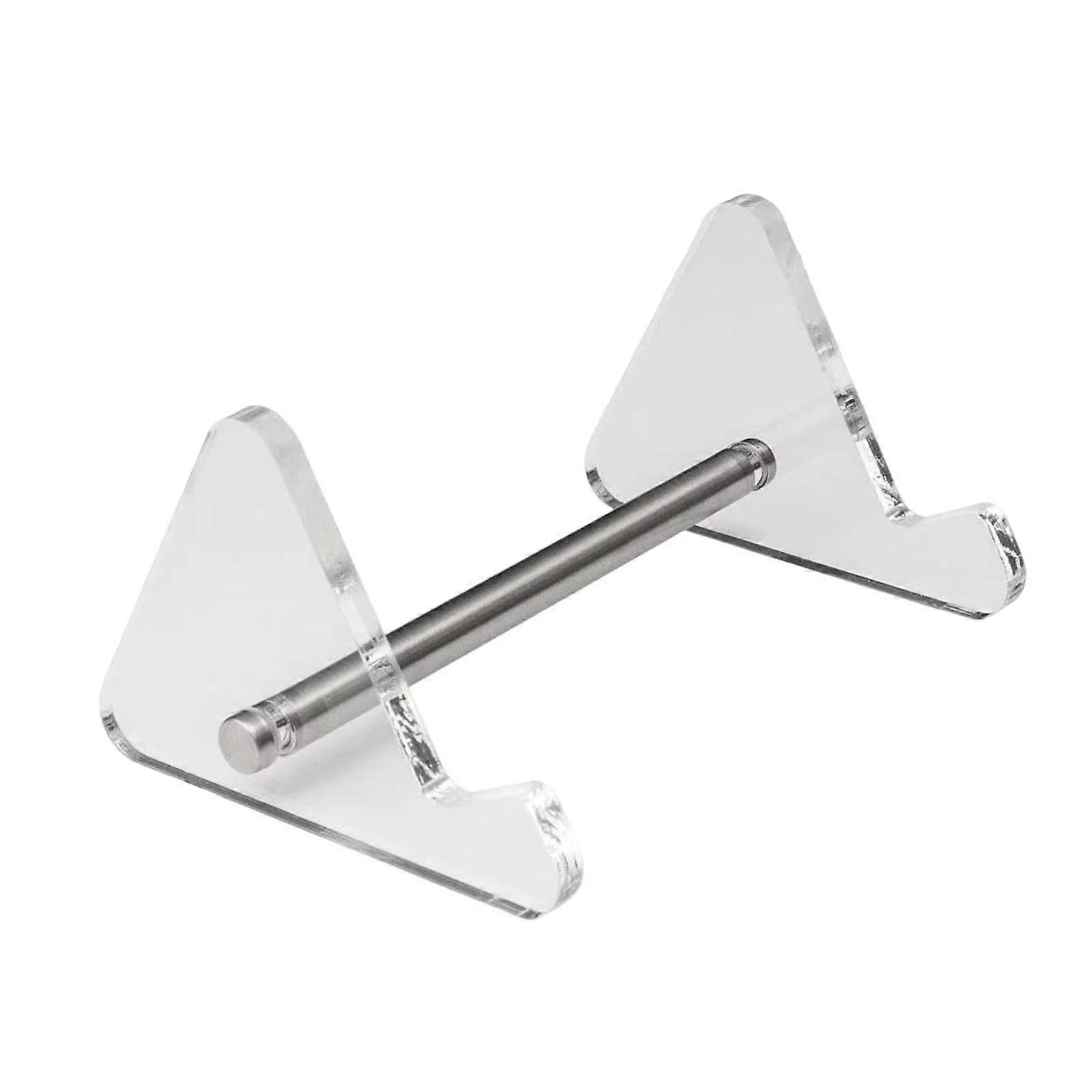 Clear Acrylic Mechanical Keyboard Stand with Ergonomic Typing Angle for Gaming Desk Display