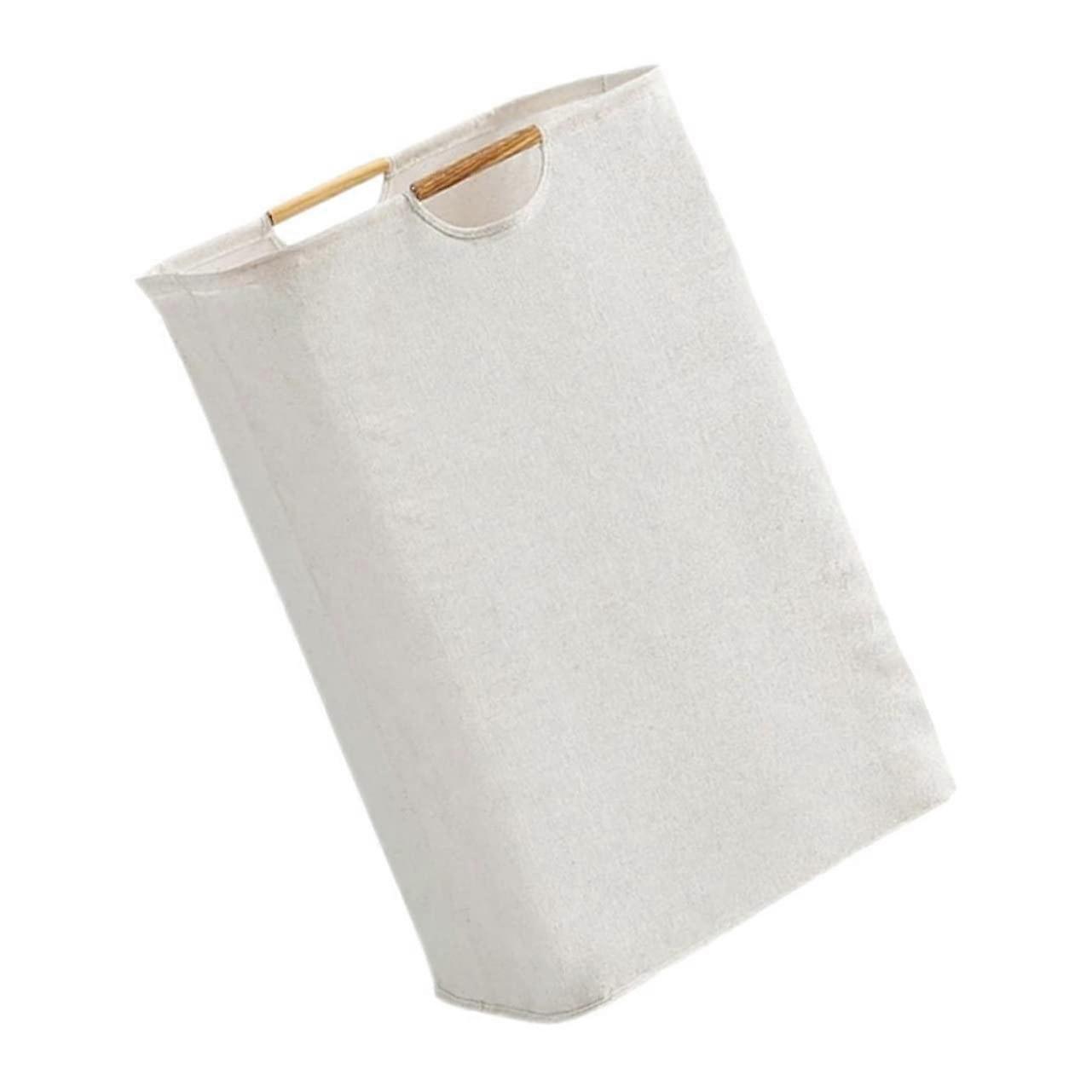 Foldable Slim Laundry Basket with Handles Waterproof Large Capacity Clothes Hamper for Bathroom