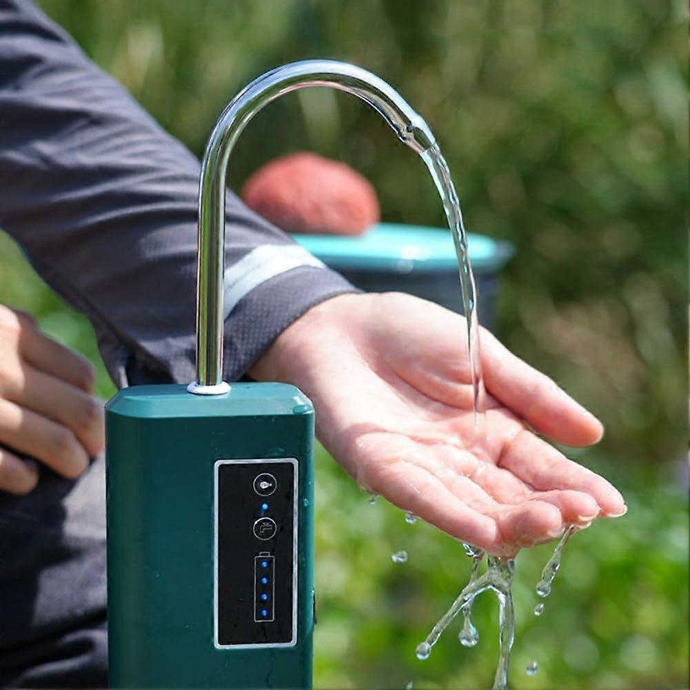 Fishing Live Well Pump with Automatic Sensor, Waterproof Design and Oxygen Enhancement  Green