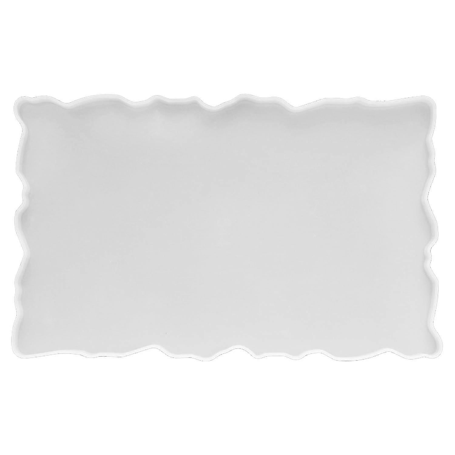 Serving Tray Mold DIY Smooth Surface Silicone Practical Object Resin Epoxy Mold for Craft Making