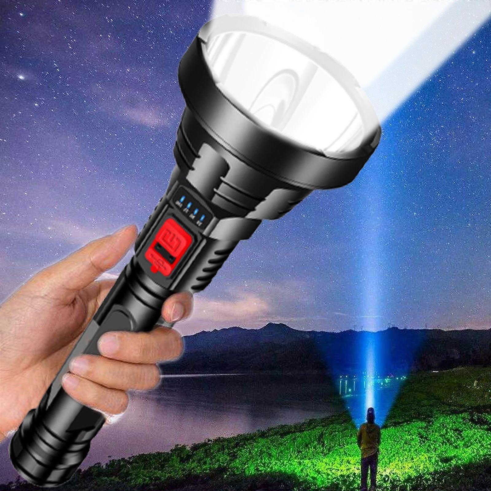 LED Flashlight,1000 Lumens Super Bright Flashlight, Zoomable, Rechargeable