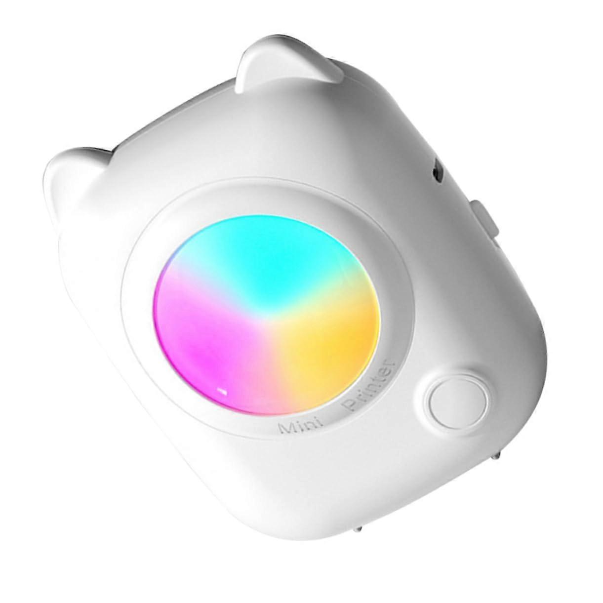 Mini Thermal Printer Wireless Inkless Pocket Photo Printer for Stickers Receipts Notes Students