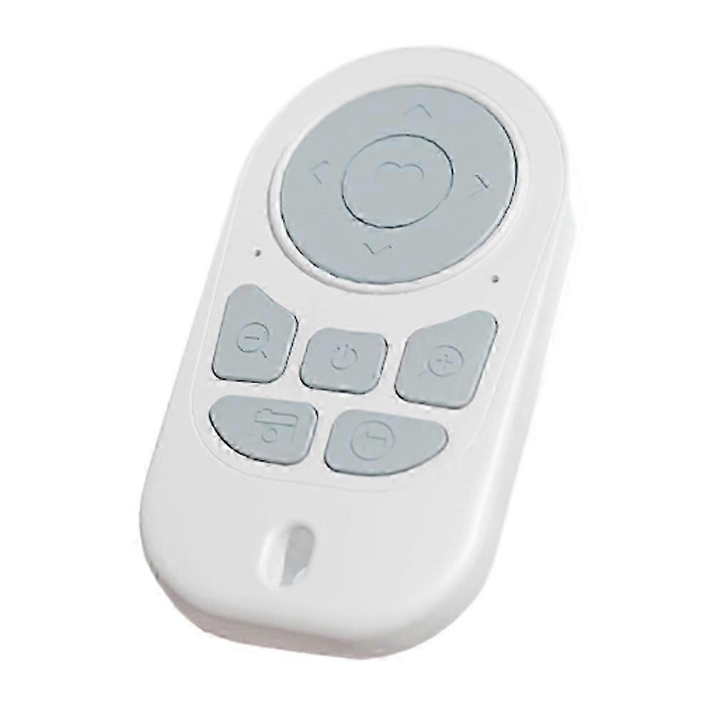 Universal Zoom Multi-Function Remote Control Bluetooth Mobile Phone Selfie Stick for Video Likes E-Book White