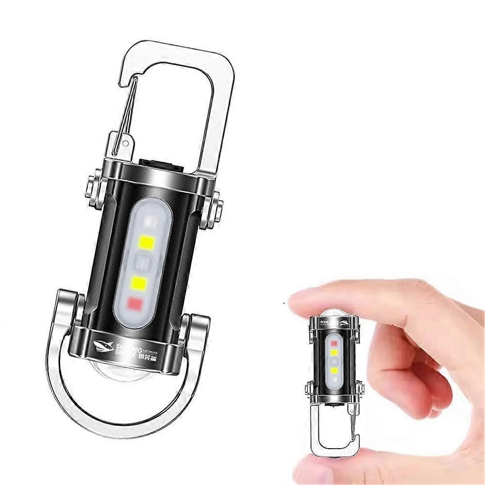Super Bright Keychain Flashlight with Long Battery Life, Durable Mini LED Torch for Camping