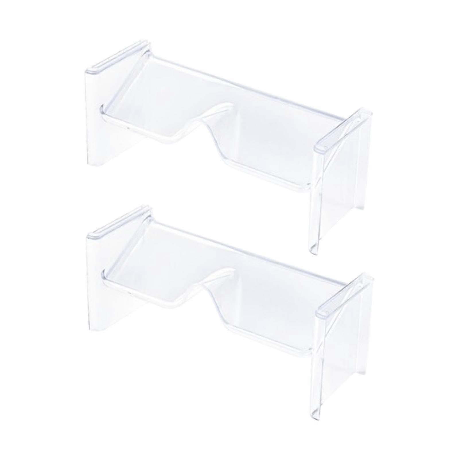 Sunglasses Organizer Clear Stackable Eyeglass Display Stand Transparent Storage Rack for Desk