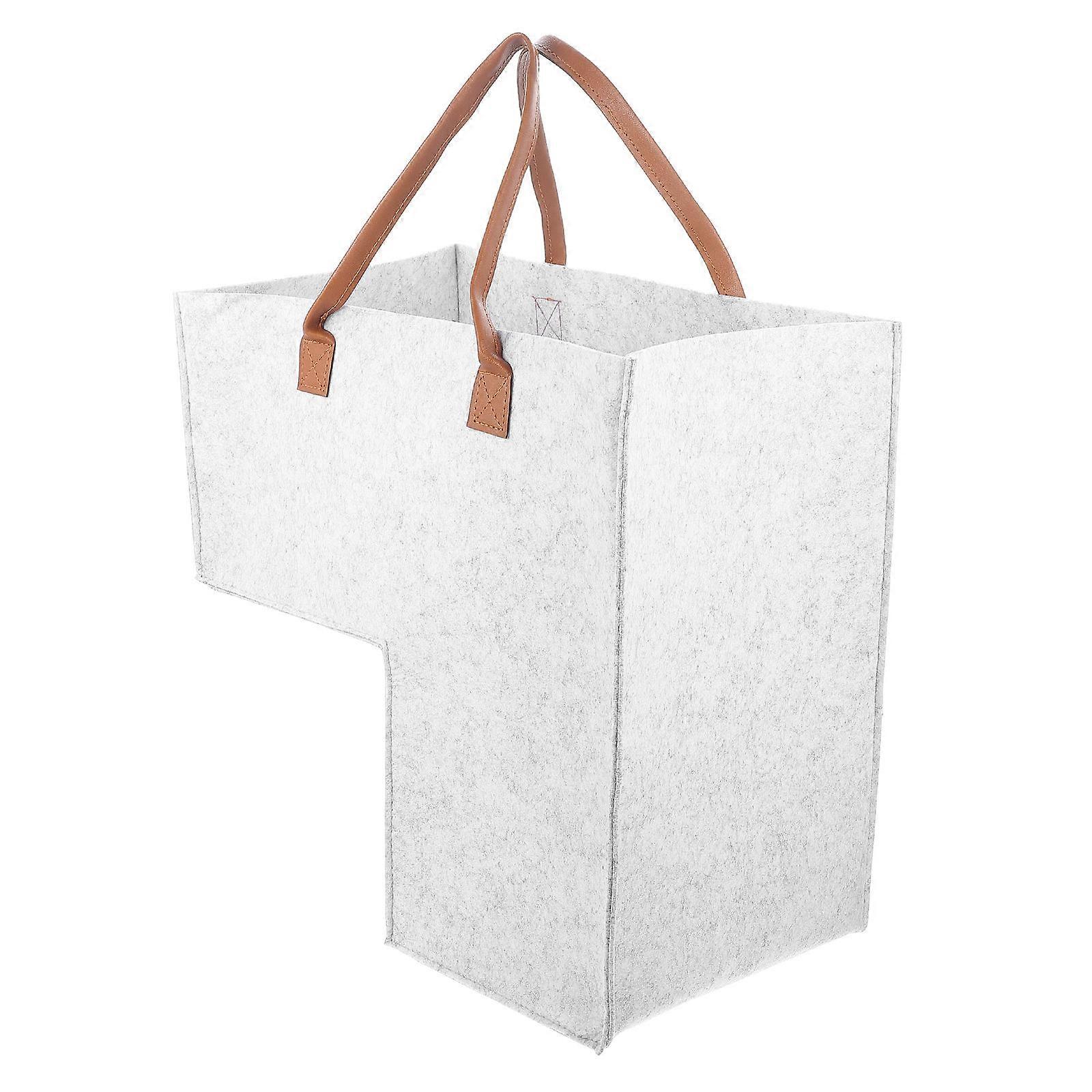 Clothes Storage Basket for Home Use with L-Shaped Design 2Pcs Set