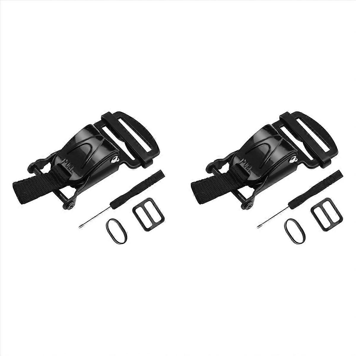 Helmet Quick Release Buckle Replacement Kit, Ratcheted Helmets black