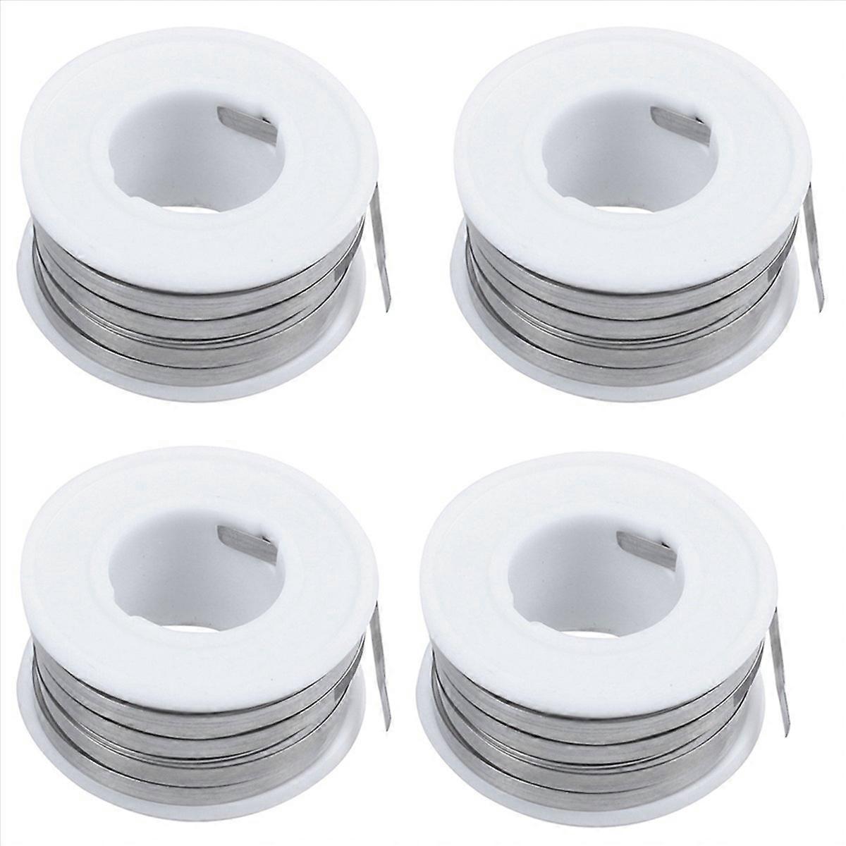 4pcs 7.5M 24.6Ft 0.2X3mm Nichrome Flat Heater Wire for Heating Elements