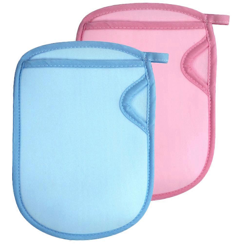 Shower Gloves Bath Accessories for Bath 4Pcs Pva Exfoliating Mitts Assorted