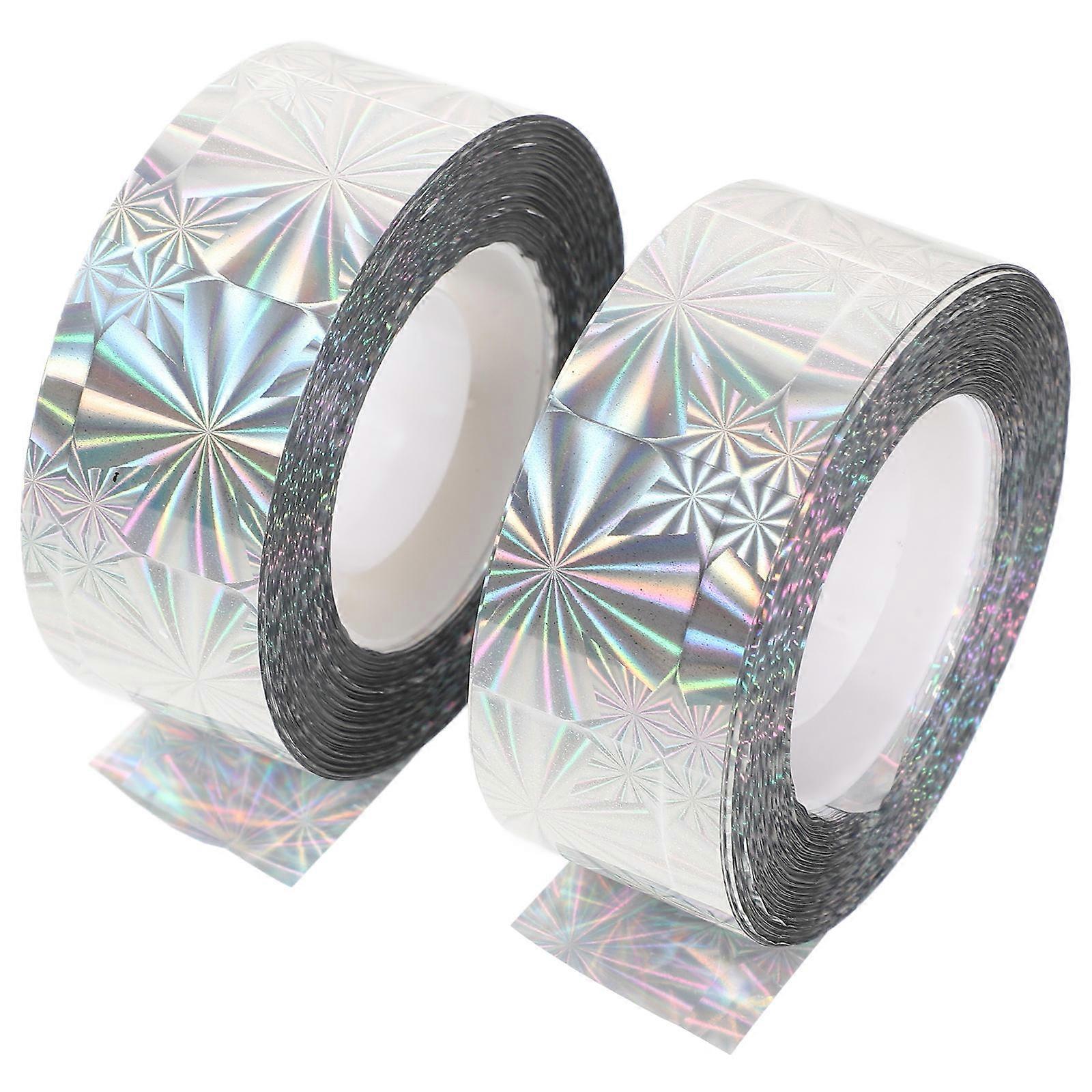 Bird Scaring Reflective Tape Double Sided for Bird Repelling 2 Rolls