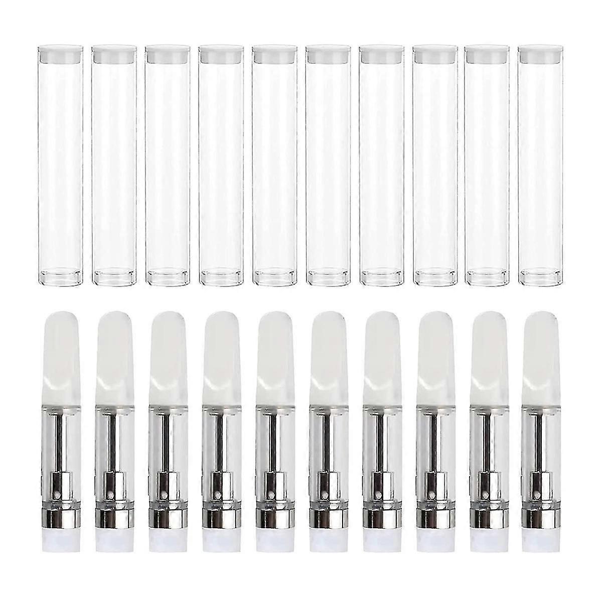 1ml Glass Test Tubes Clear Flat Test Tubes(10pcs)
