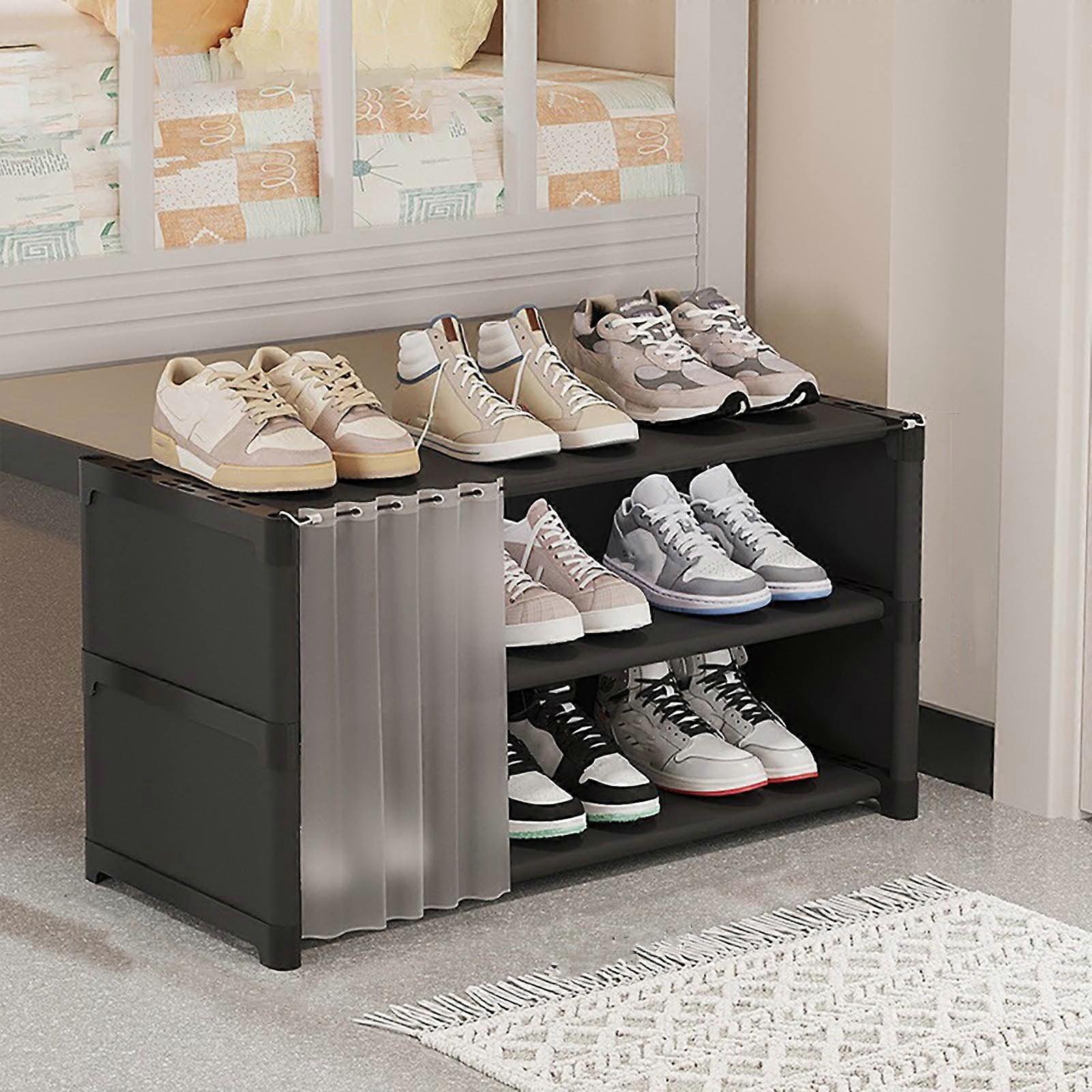 Dormitory Shoe Rack Easy Storage Bed Storage Artifact Multi-layer Household Table Bottom Small Narrow