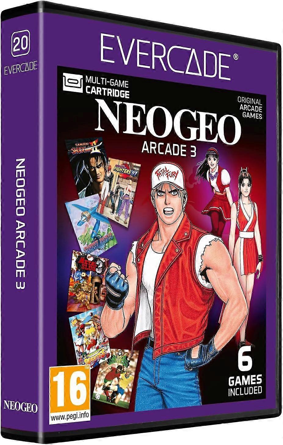 NeoGeo Arcade 3 Evercade Cartridge