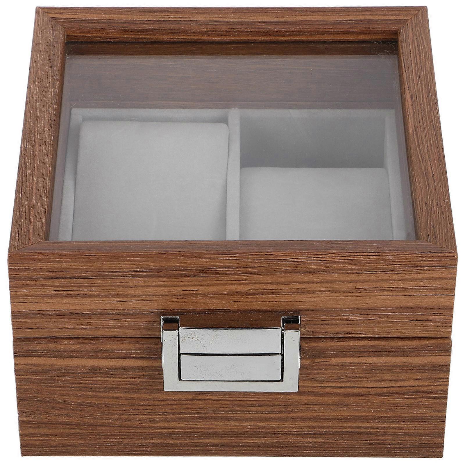 Multi Box for Watch Display with Wooden Material Case