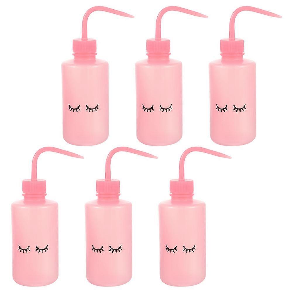 Squeeze Bottles Eyelashes Cleaner Bottles Makeup Routine 6Pcs