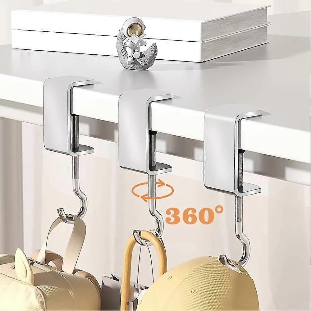 Extra Student Backpack Hook No Adhesive Adjustable Mount for Desk Dorm Classroom Space Saving Hook