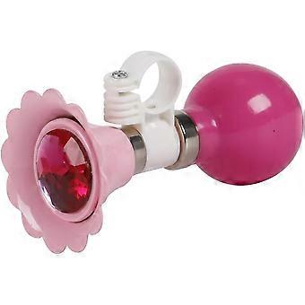 Fahrradhupe für Kinder, Fahrradhupe rosa für Kinder, Fahrradklingel für Mädchen und Jungen (rosa)