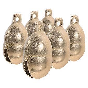 Decorative Pet Collar Bells Copper for Decoration 18Pcs Bells